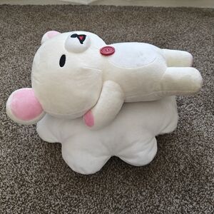Rilakkuma San-X Korilakkuma Laying on White Cloud 16" Plush